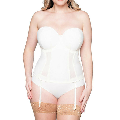 Guêpière bandeau armatures ivoire - Curvy Kate - Promotion lingerie sexy