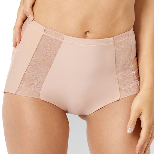 Culotte haute sculptante beige - Sans Complexe - Sans complexe lingerie culottes gainantes panties