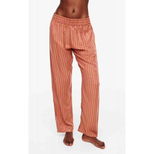 Bas de pyjama - Pantalon - Orange en viscose - Femilet - Femilet loungewear