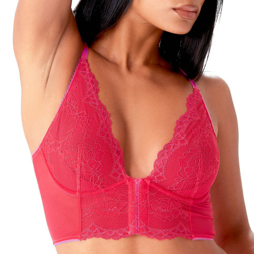 Soutien-gorge bustier en dentelle rose - Gossard - 21 gossard lingerie nouveautes