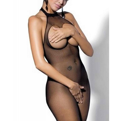 Bodystocking - Noir - Obsessive - Body guepiere serre taille