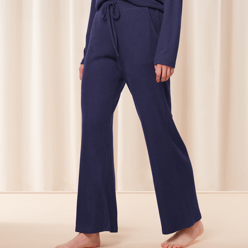 Pantalon large - Bleu - Triumph - Pyjama ensemble de nuit